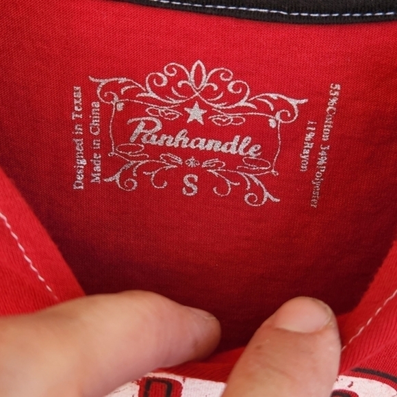 Panhandle Rodeo City Tour Fringe Shirt. - Picture 4 of 4